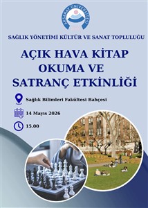 Sağlık Yönetimi Kariyer ve Kültür Topluluğu’ndan Kitap ve Satranç Etkinliği